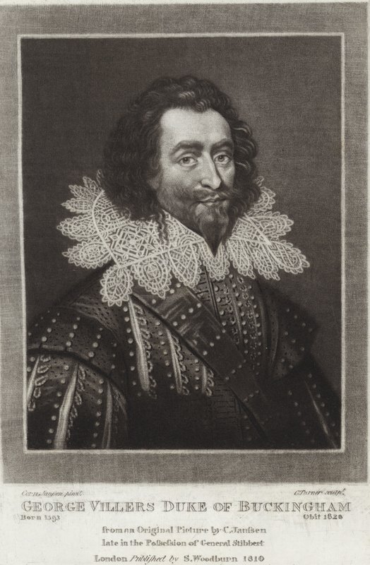 George Villiers, książę Buckingham autorstwa Cornelius Janssen van Ceulen