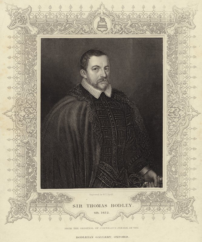 Sir Thomas Bodley autorstwa Cornelius Janssen van Ceulen