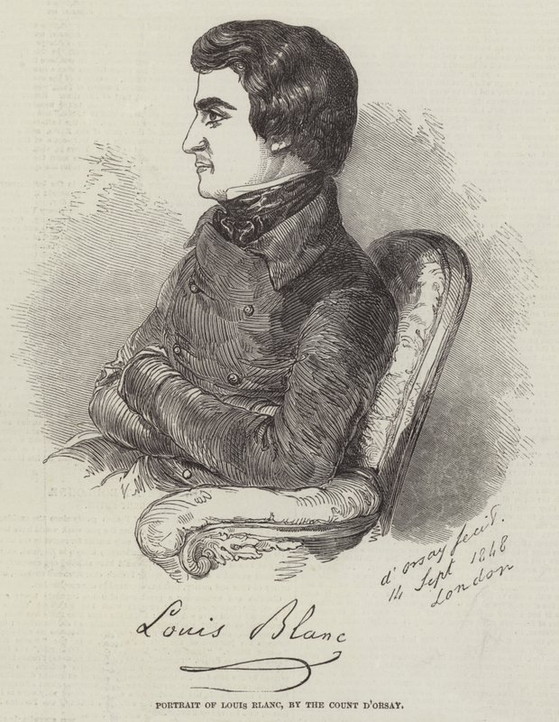 Portret Louisa Blanc autorstwa Count Alfred D