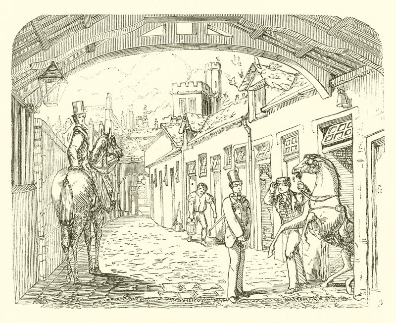 Stajnie autorstwa Cuthbert Bede