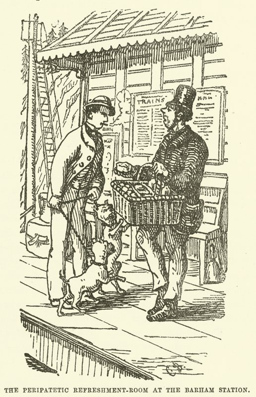 Ilustracja do małego pana bramkarza i jego przyjaciela Verdant Green autorstwa Cuthbert Bradley