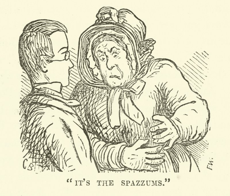 Ilustracja do małego pana bramkarza i jego przyjaciela Verdant Green autorstwa Cuthbert Bradley