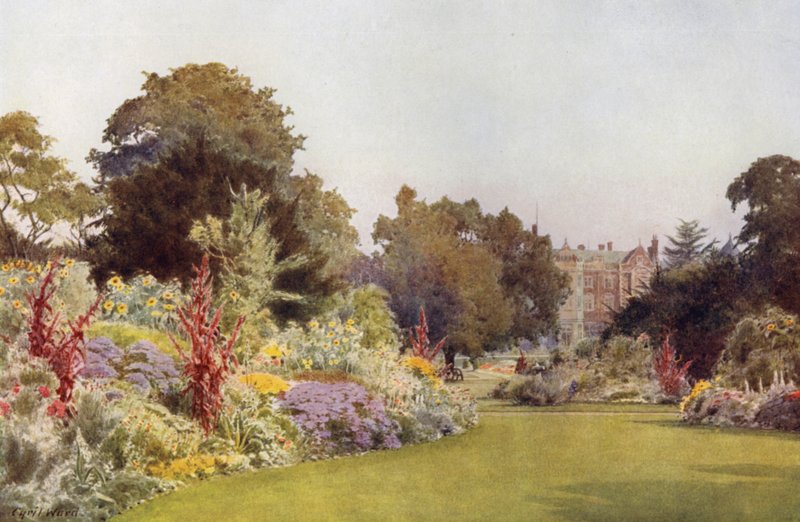 Polana off the Lawn, Sandringham (kolor lito) autorstwa Cyril Ward