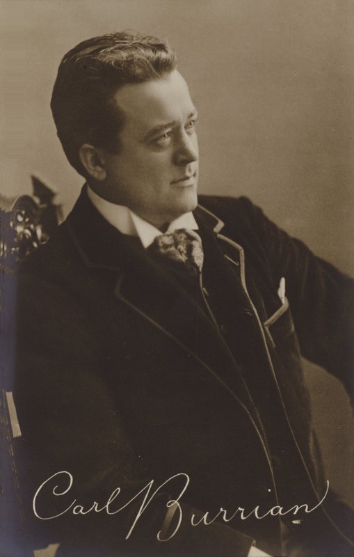 Carl Burrian, czeski tenor operowy (1870-1924) autorstwa Czech Photographer