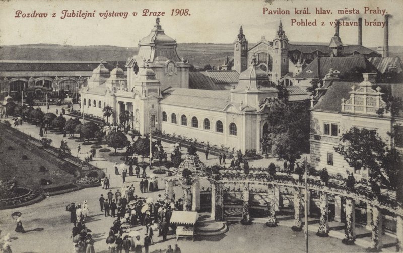 Wystawa Jubileuszowa, Praga, 1908 autorstwa Czech Photographer