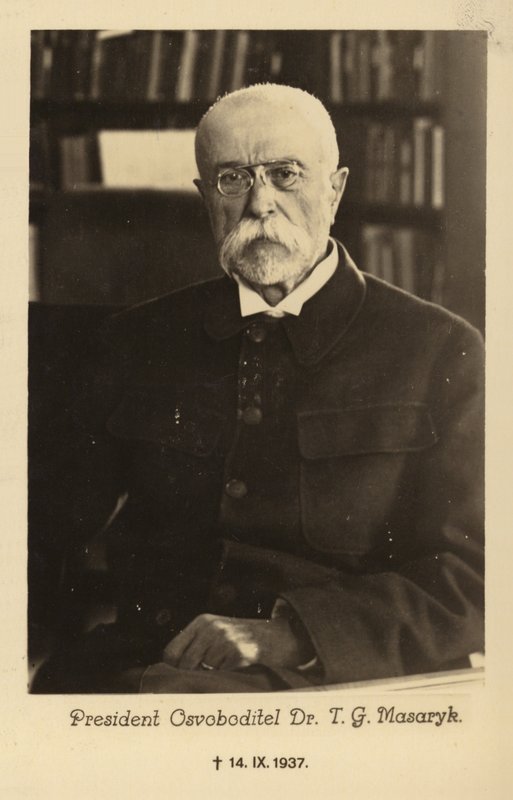 Tomas Garrigue Masaryk autorstwa Czech Photographer