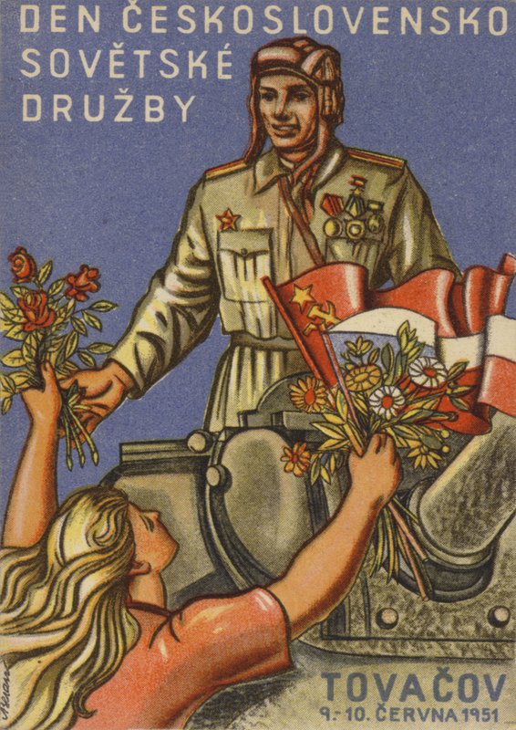 Czechosłowacki – sowiecki dzień przyjaźni, 1951 autorstwa Czech School