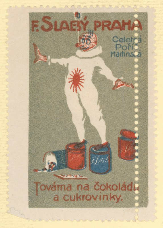Fabryka czekolady i słodyczy F Slaby, Praga autorstwa Czech School