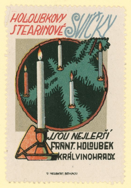 Świece Frantisek Holoubek autorstwa Czech School