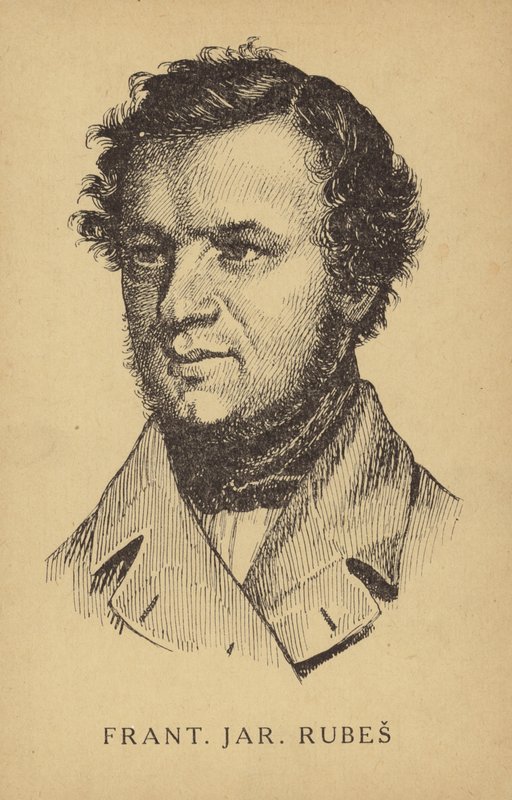 Frantisek Jaromir Rubes (1814-1853), czeski prawnik, pisarz i dramaturg autorstwa Czech School