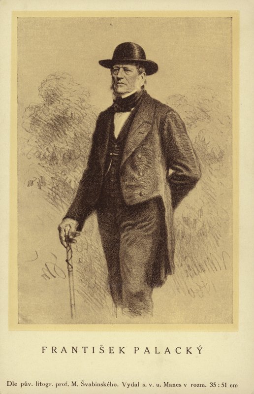 Frantisek Palacky (1798-1876), czeski historyk i polityk autorstwa Czech School