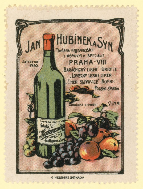 Wina i alkohole Jan Hubinek i Syn autorstwa Czech School