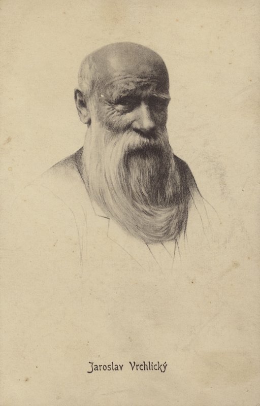 Jaroslav Vrchlicky (1853-1912), czeski poeta autorstwa Czech School