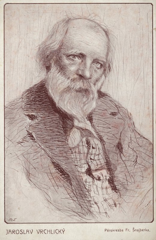 Jaroslav Vrchlicky (1853-1912), czeski poeta autorstwa Czech School