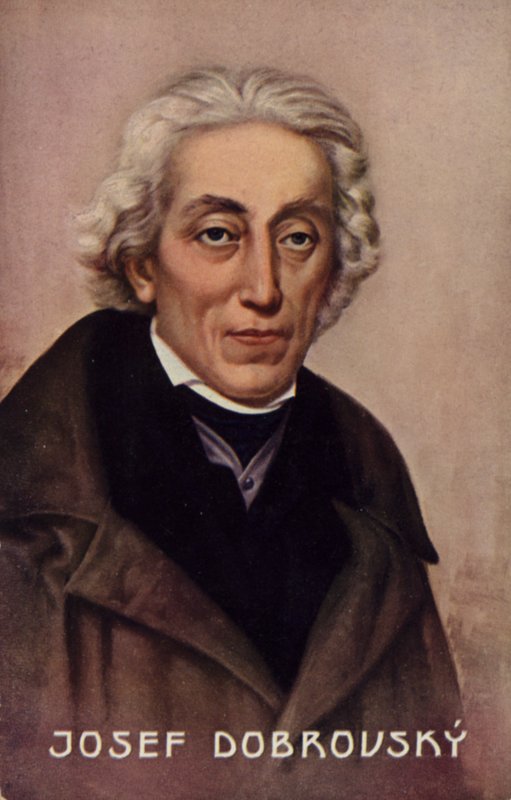 Josef Dobrovsky (1753-1829), czeski filolog i historyk autorstwa Czech School