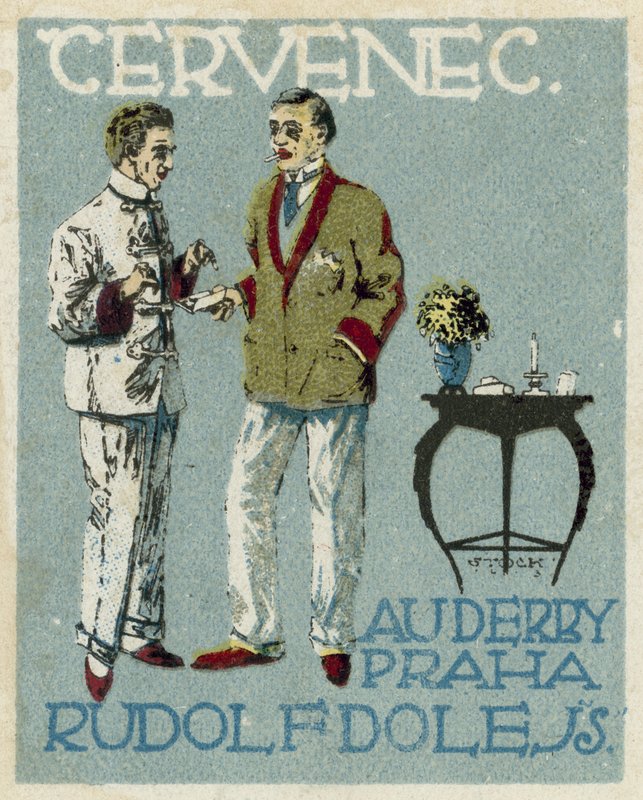 Lipiec. Moda Au Derby Rudolf Dole, Praga autorstwa Czech School