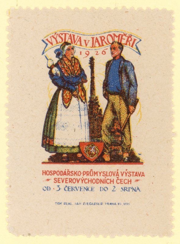 Wystawa Gospodarcza i Przemysłowa Czech Północno-Wschodnich, Jaromer, Czechosłowacja, 1926 autorstwa Czech School