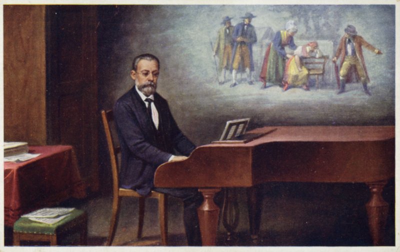 Portret Bedricha Smetany autorstwa Czech School