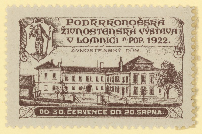 Wystawa handlowa, Łomnica., Czechosłowacja, 1922 autorstwa Czech School