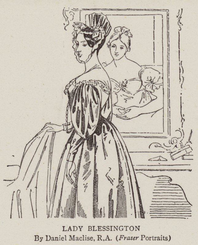 Lady Blessington autorstwa Daniel Maclise