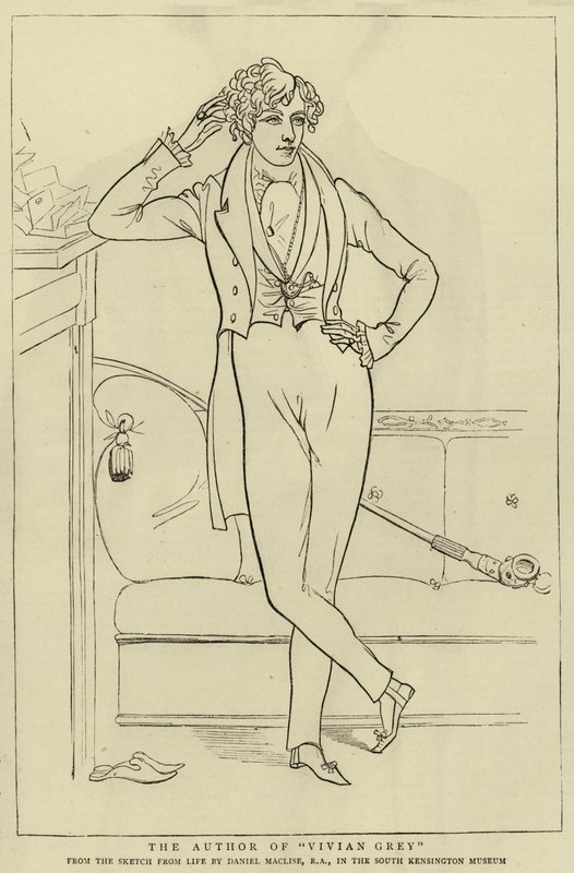 Autor Vivian Gray autorstwa Daniel Maclise