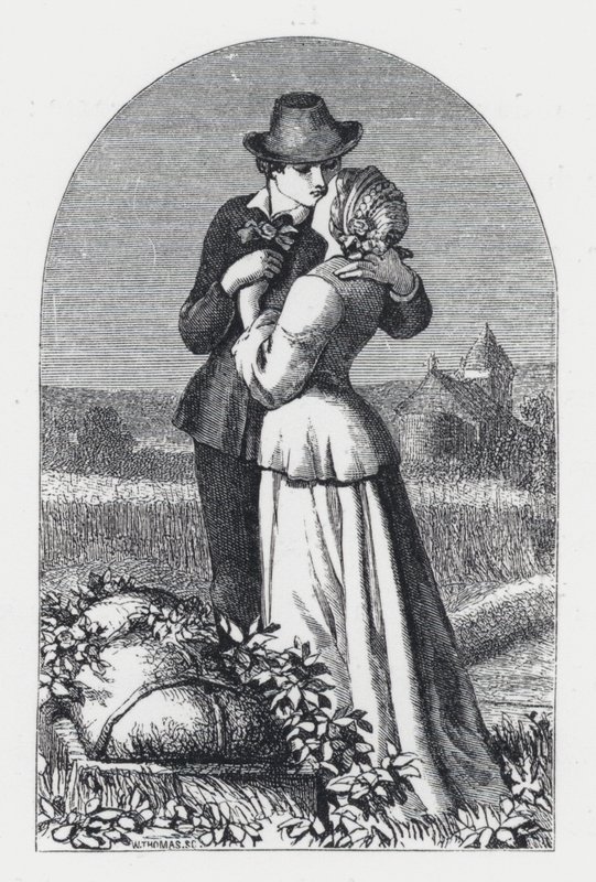 Ilustracja do wiersza Tennysona Księżniczka (rycina) autorstwa Daniel (after) Maclise
