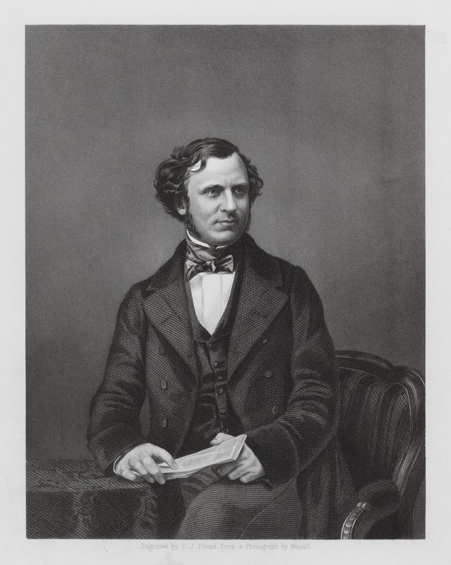 Edward Henry Stanley, lord Stanley, brytyjski polityk (rycina) autorstwa Daniel John. Pound