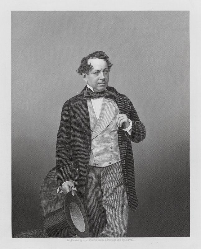 John Baldwin Buckstone, angielski aktor i dramaturg (rycina) autorstwa Daniel John. Pound