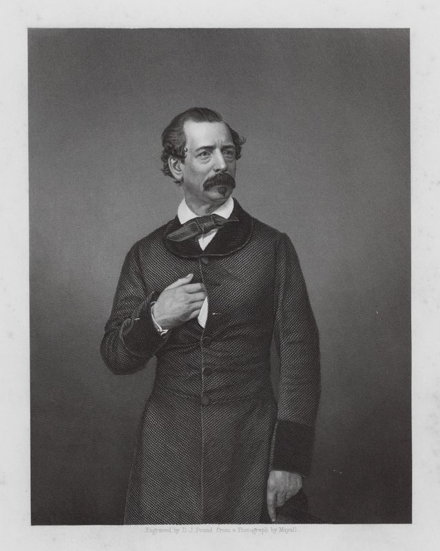 William Frederick Wallett, angielski klaun (rycina) autorstwa Daniel John. Pound