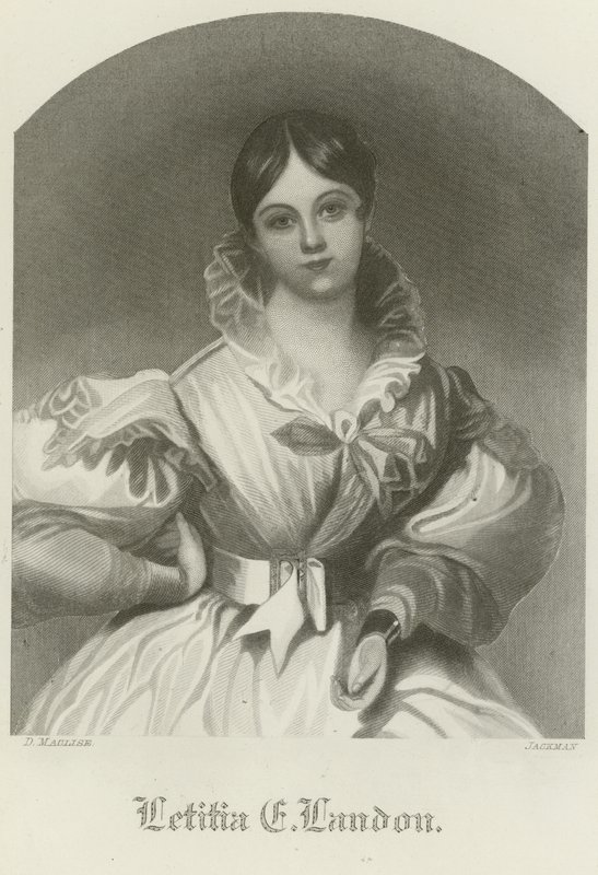 Letycja Elżbieta Landon autorstwa Daniel Maclise