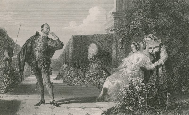Malvolio, Dwunasta Noc autorstwa Daniel Maclise