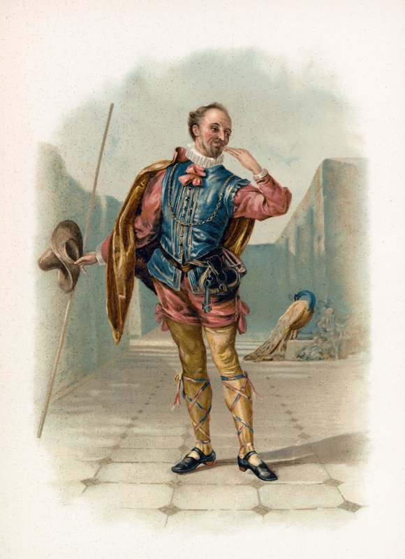 Malvolio z Dwunastej Nocy autorstwa Daniel Maclise