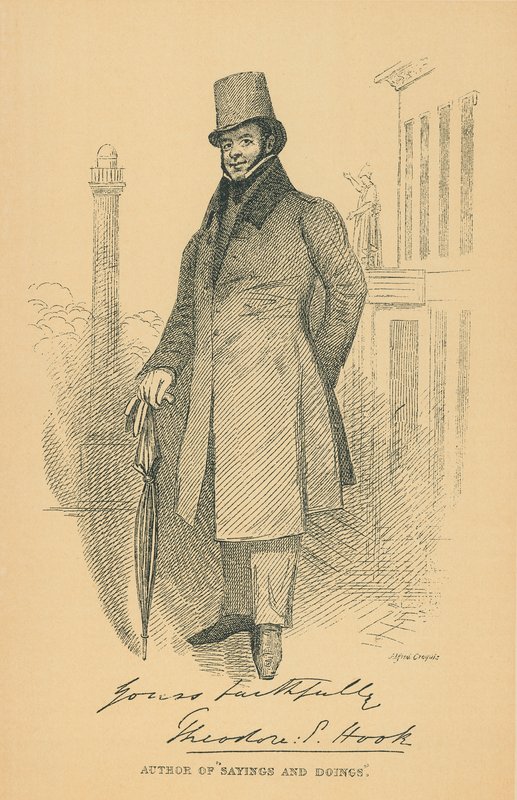 Theodore E Hook autorstwa Daniel Maclise