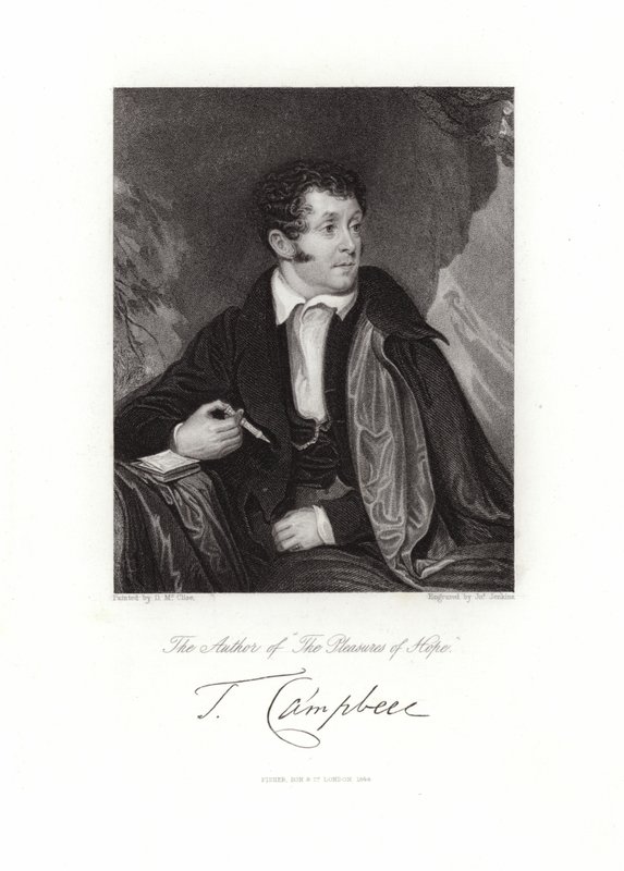Thomas Campbell autorstwa Daniel Maclise