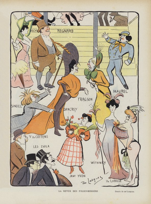 Ilustracja do Le Rire autorstwa Daniel de Losques