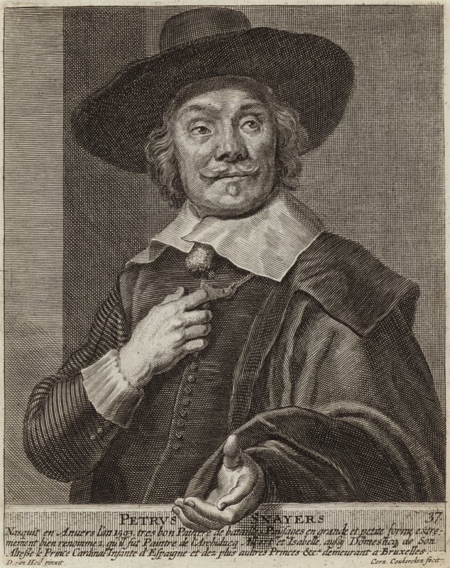Portret Pietera Snayersa autorstwa Daniel van Heil