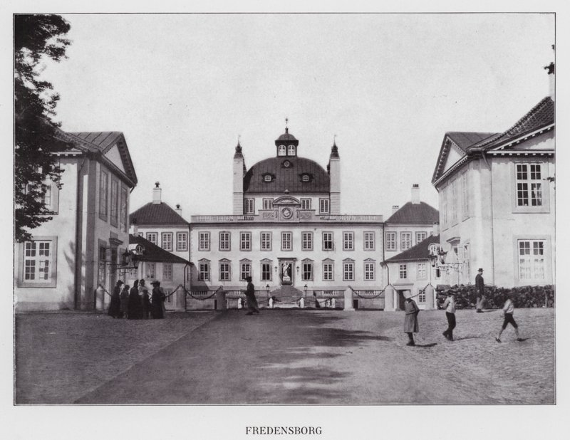 Kjobenhavn / Kopenhaga: Fredensborg (zdjęcie czarno-białe) autorstwa Danish Photographer