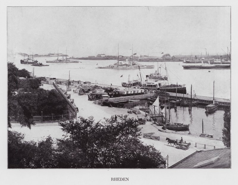Kjobenhavn / Kopenhaga: Rheden (zdjęcie czarno-białe) autorstwa Danish Photographer