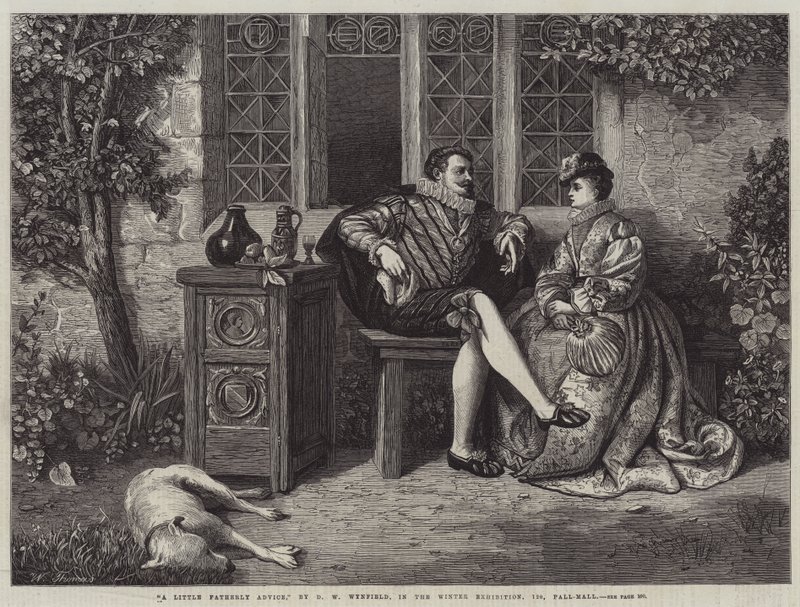 Mała ojcowska rada autorstwa David Wilkie
