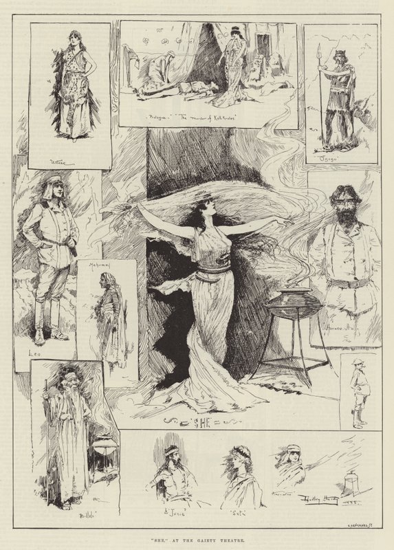 Ona w Gaiety Theatre autorstwa David Hardy