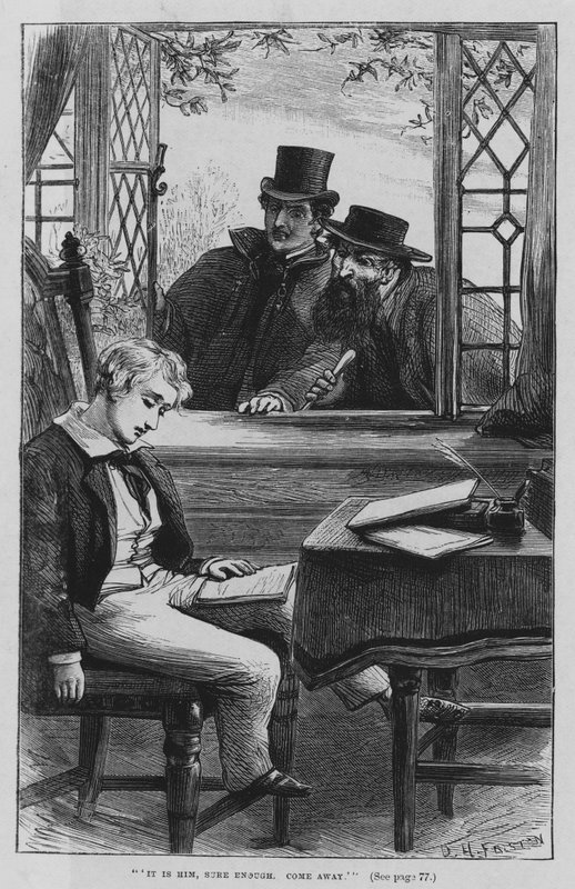 Ilustracja do Olivera Twista autorstwa Charlesa Dickensa (grafika) autorstwa David Henry Friston