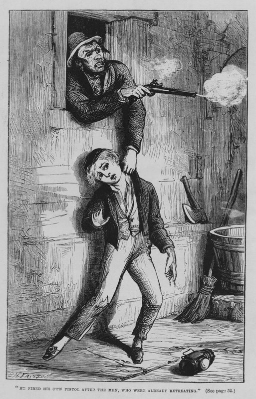 Ilustracja do Olivera Twista autorstwa Charlesa Dickensa (grafika) autorstwa David Henry Friston