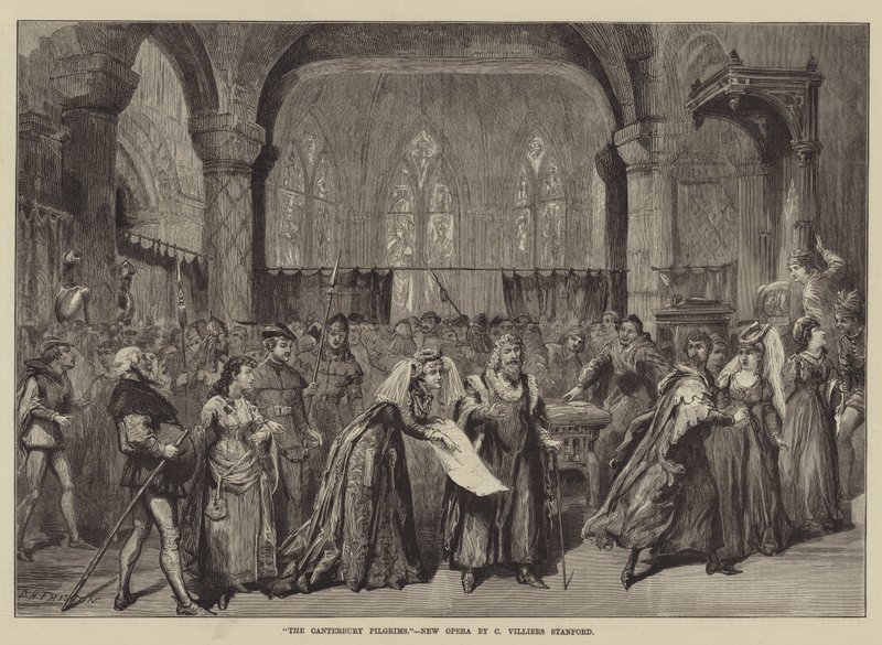 The Canterbury Pilgrims, New Opera autorstwa C Villiers Stanford autorstwa David Henry Friston