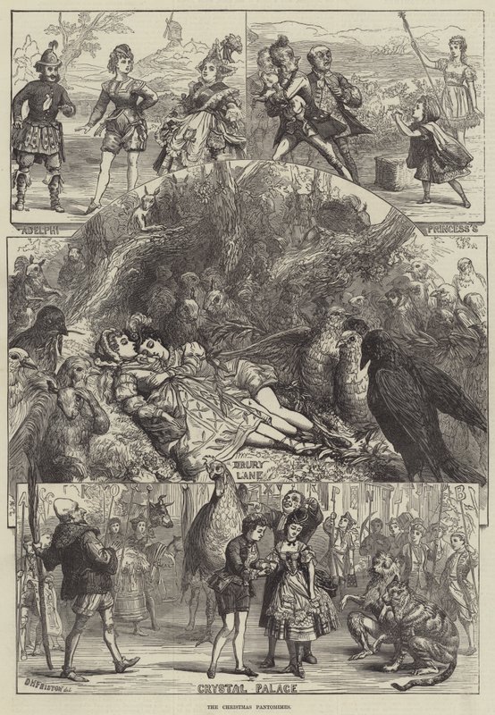 Świąteczne pantomimy autorstwa David Henry Friston