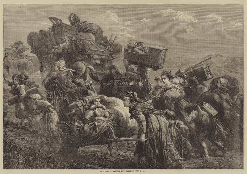 Późna ekspedycja chłopów do Paryża autorstwa David Henry Friston