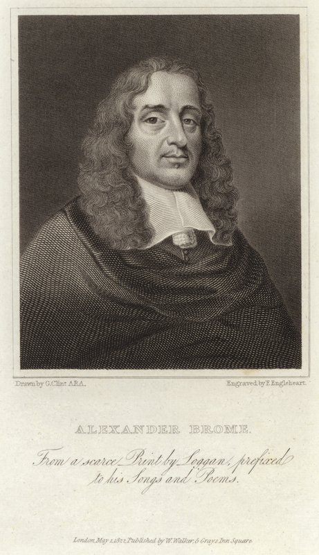 Alexander Brome - angielski poeta (1620 1666) autorstwa David Loggan