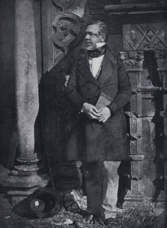 Malarz David Roberts, RSA (czarno-białe zdjęcie) autorstwa David Octavius (after) Hill