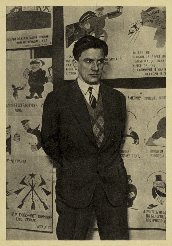 Władimir Majakowski, rosyjski artysta autorstwa David Petrovich Shterenberg