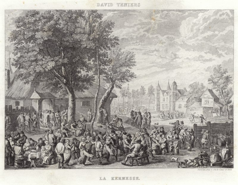 Festiwal flamandzki autorstwa Davida Teniersa Młodszego autorstwa David Teniers the Younger