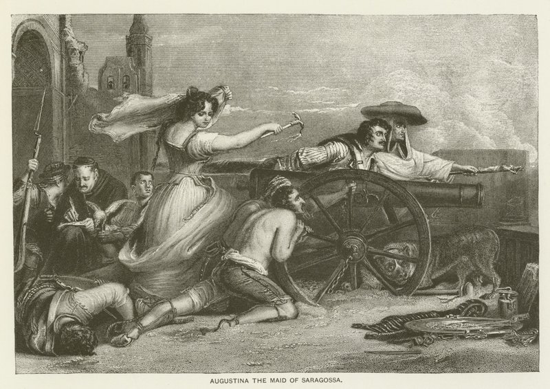 Augustina służąca Saragossy autorstwa David Wilkie